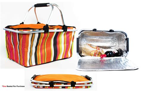 picnic basket with insulated cooler